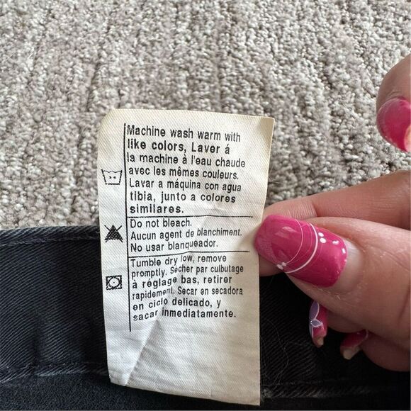 Carhartt Men's Relaxed Fit 100% Cotton Carpenter Utility Jeans Black Size 40x30 - Picture 7 of 11